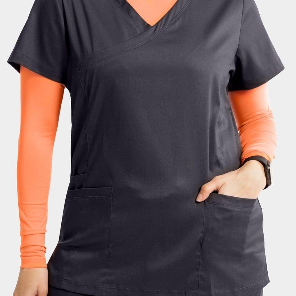 Women'S Mock Wrap Knit Side Top | 2803 214 Women's mock wrap knit side top | 2803 - image 5