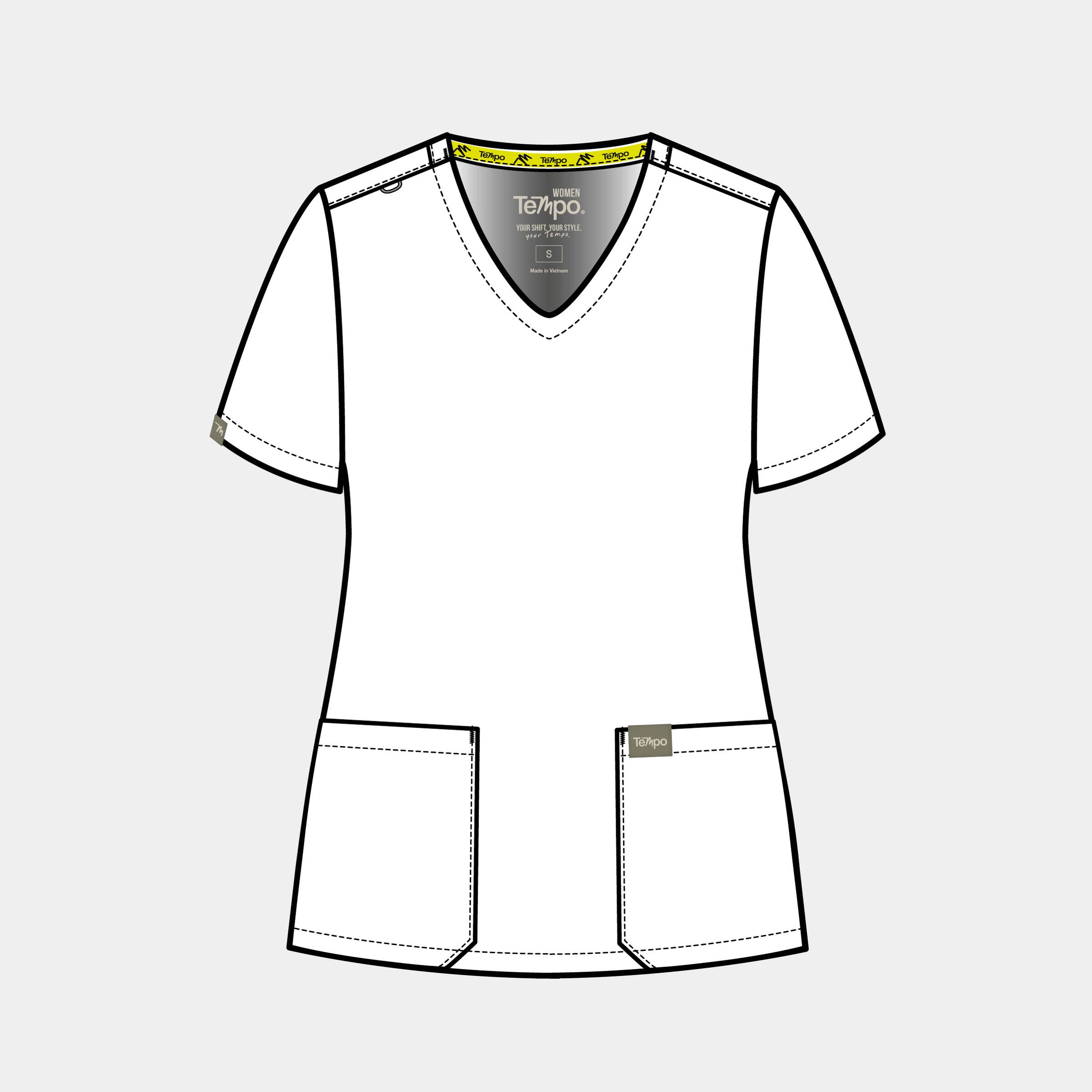 Tempo Women'S V-Neck Top | T101 4 Tempo women's v-neck top | t101 - image 2
