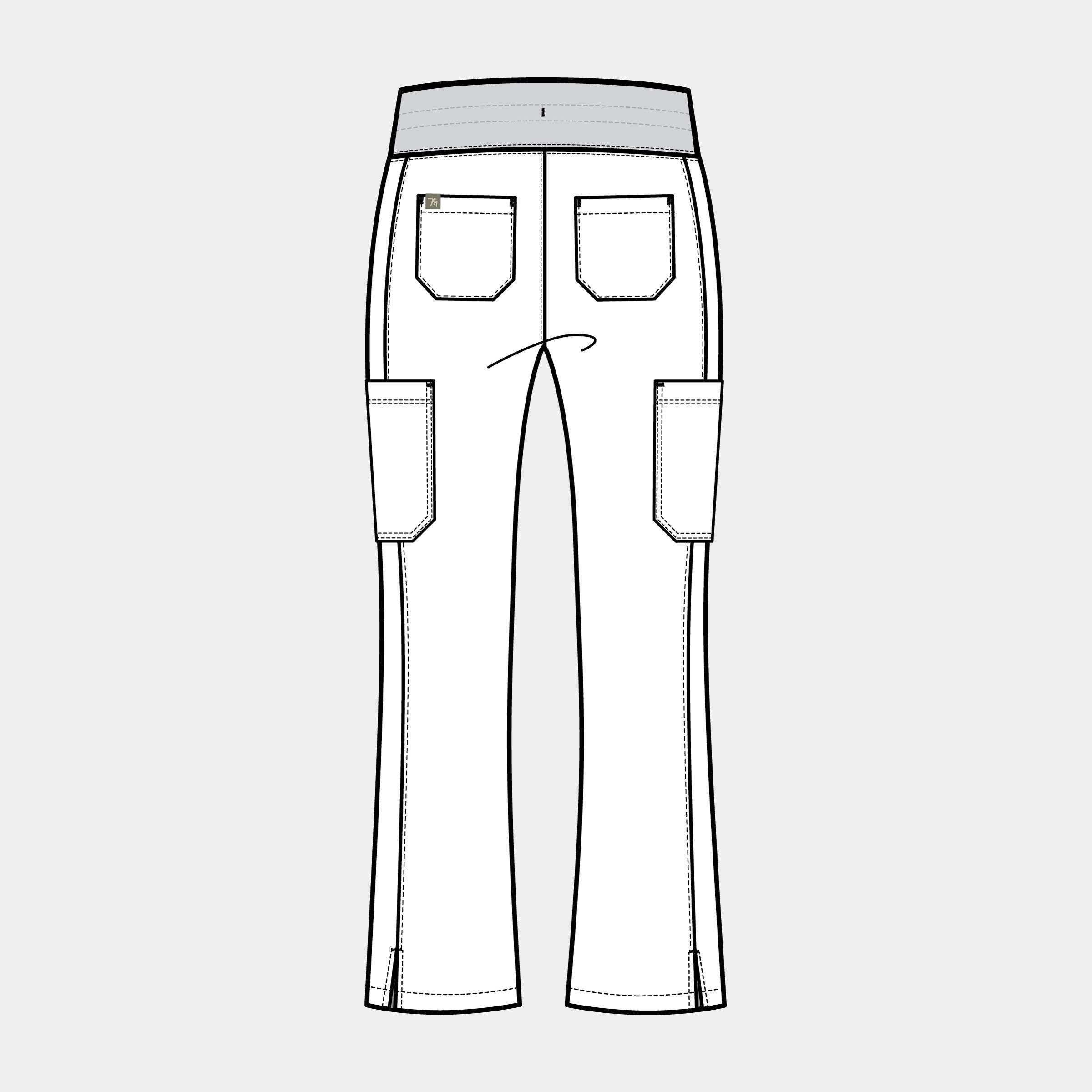 Tempo Women'S Flare Leg Pant | T203 4 Tempo women's flare leg pant | t203 - image 3
