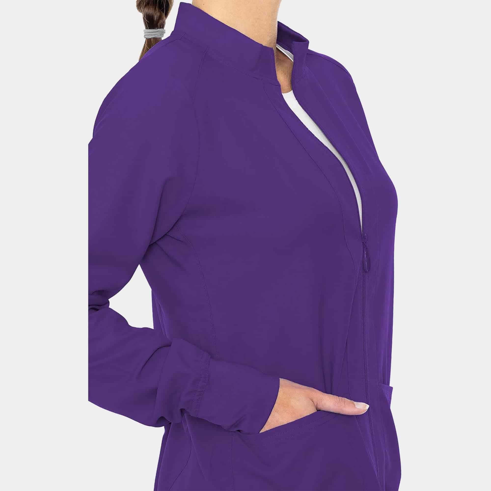 Mc Insight Zip Front Warm-Up With Shoulder Yokes | Mc2660 5 Mc insight zip front warm-up with shoulder yokes | mc2660 - image 3