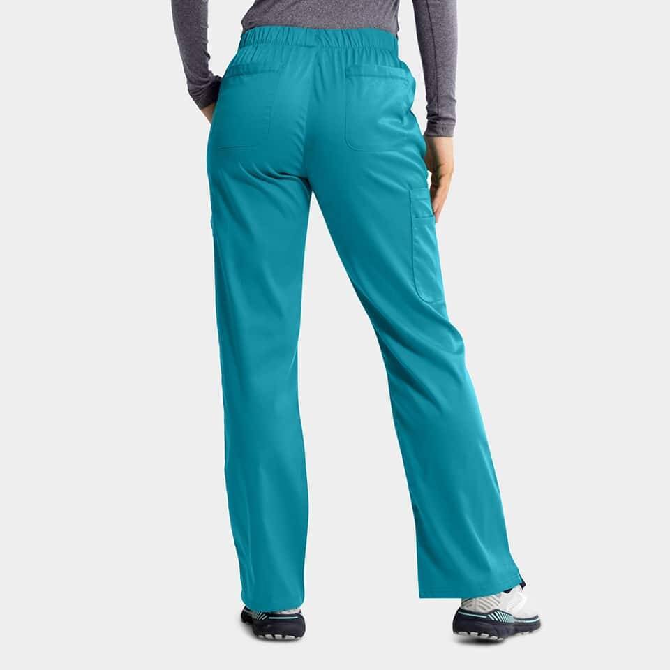 Women'S Full Elastic Waistband Pant | 6801 3 Comfortable women's medical scrub pants with elastic waistband, perfect for healthcare professionals.