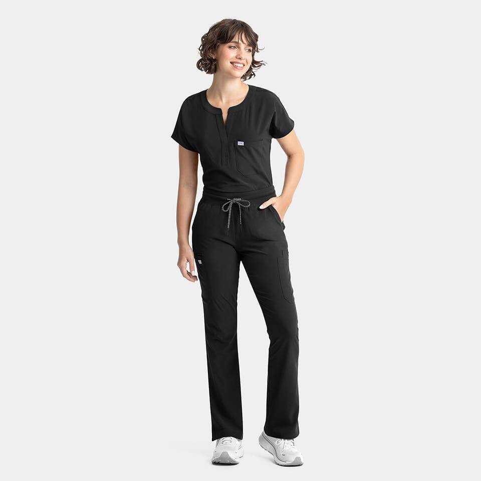 Women'S Yoga Waistband Flare Pant | Epic Scrubs 9813 8 Women's yoga waistband flare pant | epic scrubs 9813 - image 6