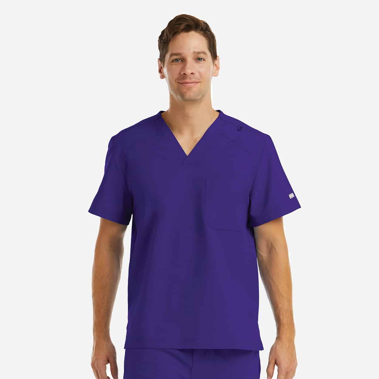 Men'S Chest Pocket V-Neck Top | 5801 8 Men's chest pocket v-neck top | 5801 - image 6