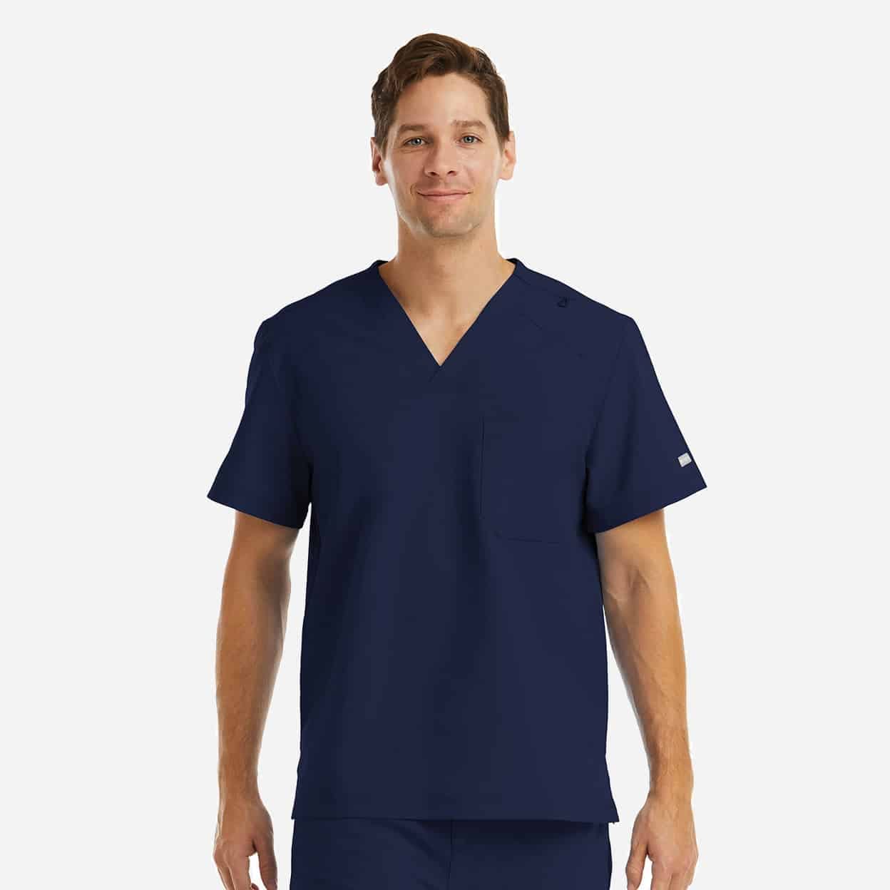 Men'S Chest Pocket V-Neck Top | 5801 10 Men's chest pocket v-neck top | 5801 - image 8