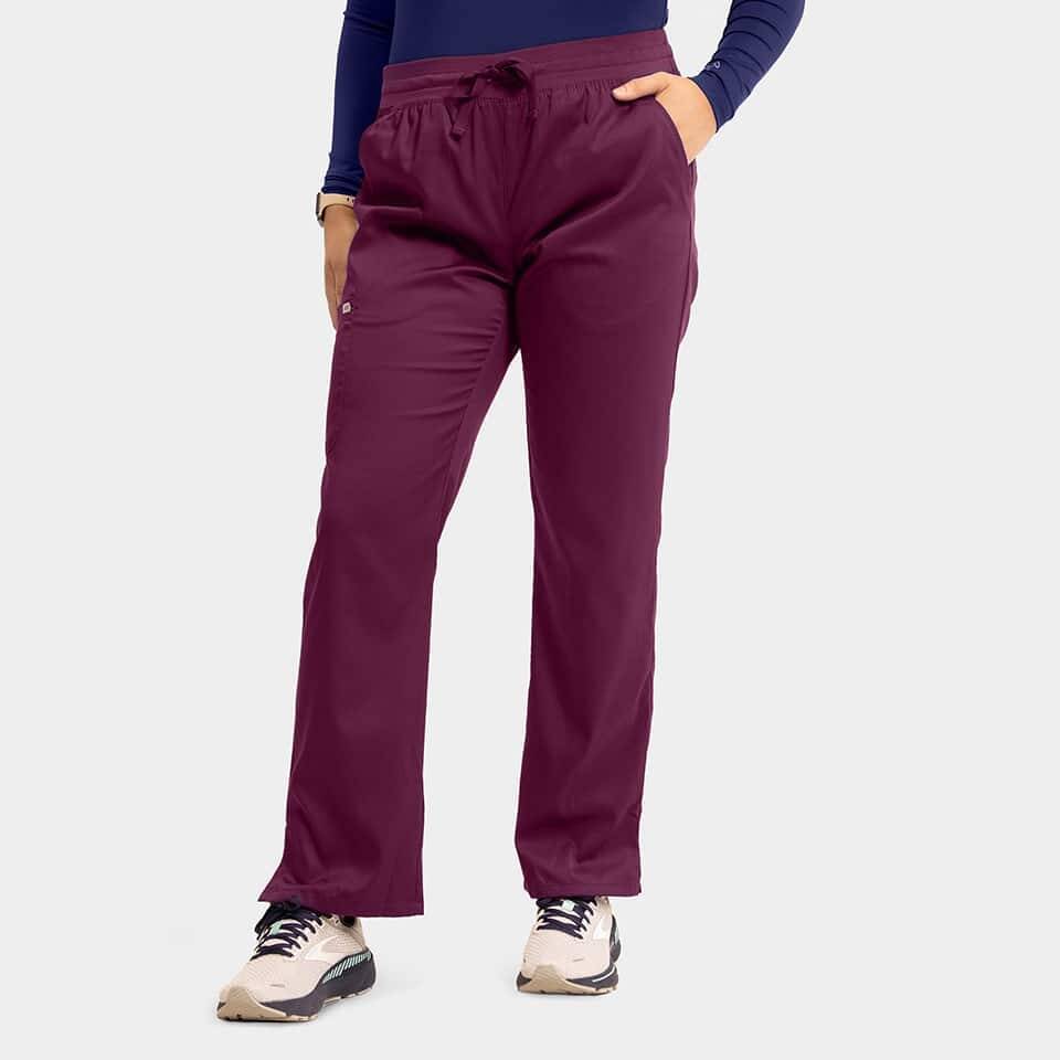 Women'S Semi-Tapered Pant W/ Yoga Style Waistband | 6802 3 Women's semi-tapered pant w/ yoga style waistband | 6802