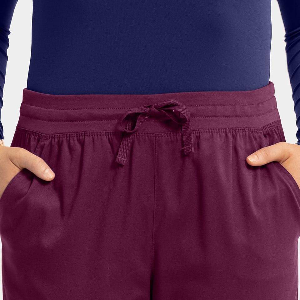 Women'S Semi-Tapered Pant W/ Yoga Style Waistband | 6802 5 Women's semi-tapered pant w/ yoga style waistband | 6802 - image 3