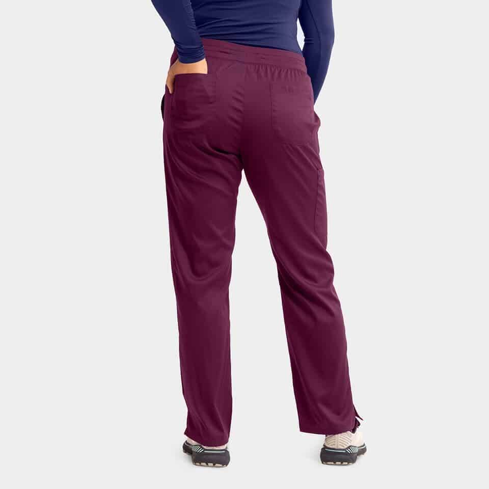 Women'S Semi-Tapered Pant W/ Yoga Style Waistband | 6802 4 Women's semi-tapered pant w/ yoga style waistband | 6802 - image 2