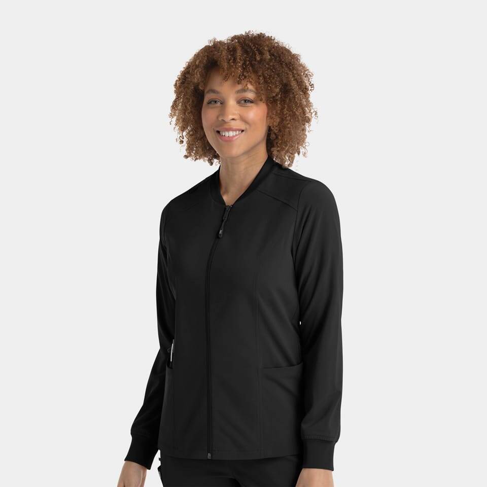 Women'S Zip Jacket | Epic Scrubs 4812 3 Women's zip jacket | epic scrubs 4812