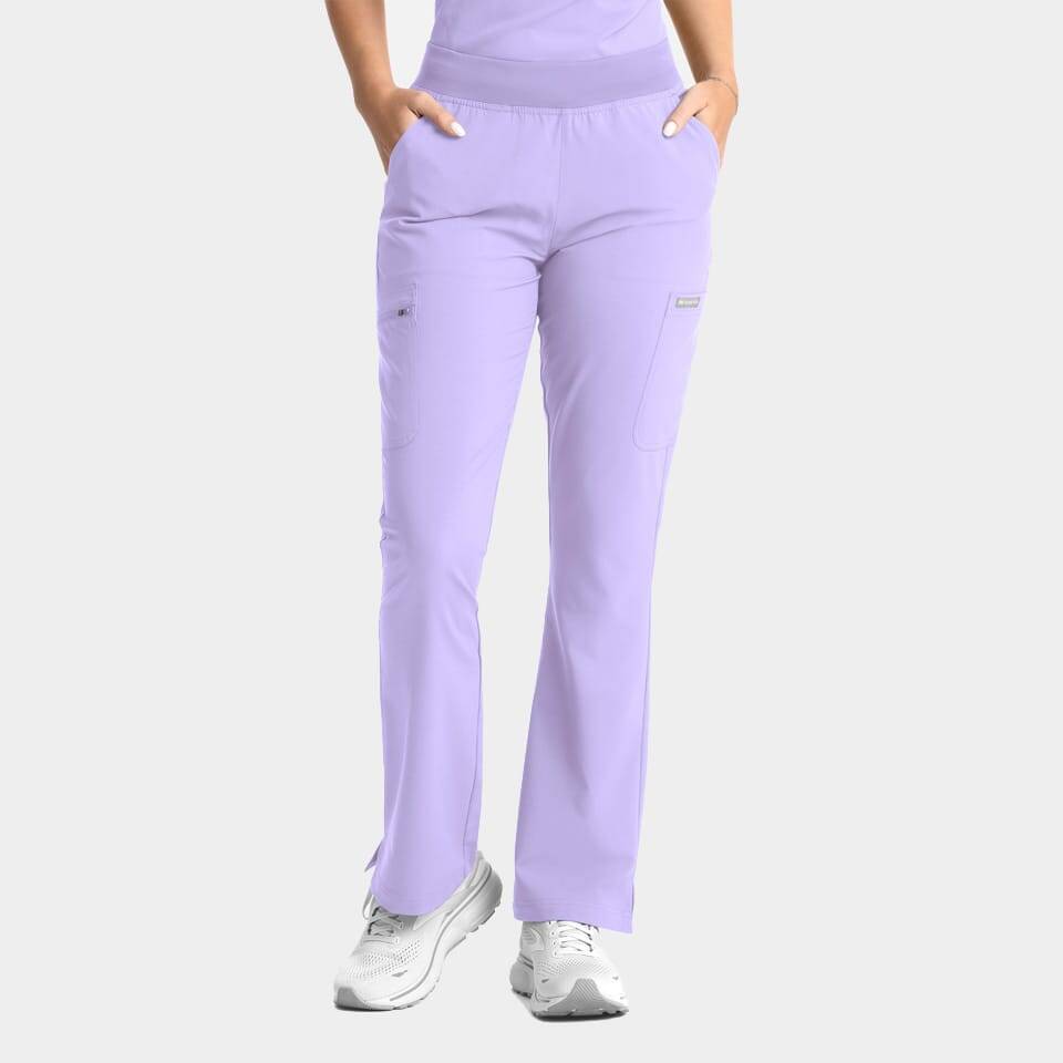 Women'S Full Elastic Band Flare Leg Pant | 5093 3 Women's full elastic band flare leg pant | 5093