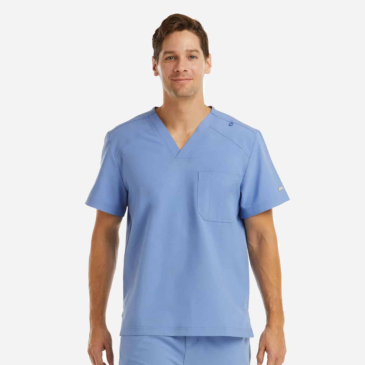 Men'S Chest Pocket V-Neck Top | 5801 5 Men's chest pocket v-neck top | 5801 - image 3