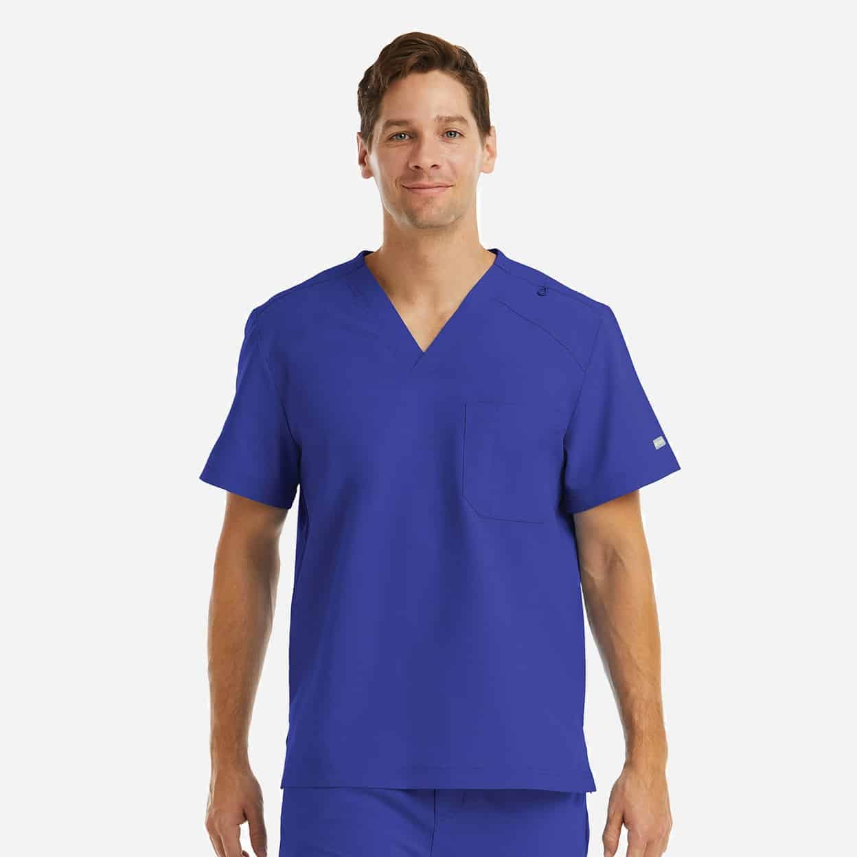 Men'S Chest Pocket V-Neck Top | 5801 7 Men's chest pocket v-neck top | 5801 - image 5